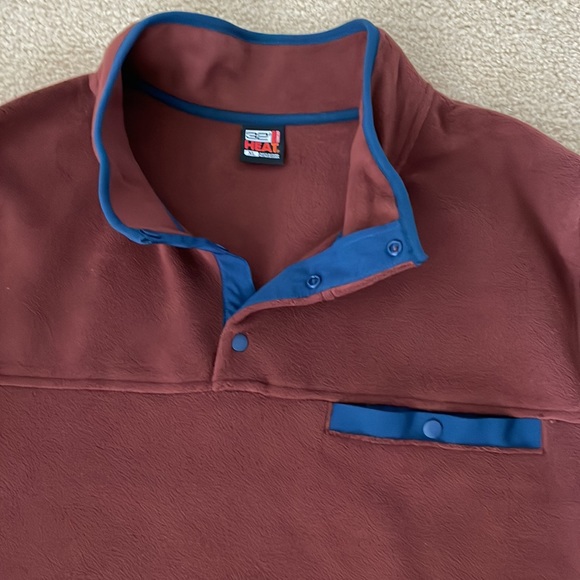 32 degrees Men’s Quarter Snap Front Soft Fleece Casual Pullover Top. - Picture 8 of 12